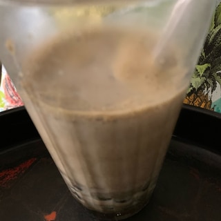 ホットタピオカほうじ茶ラテ